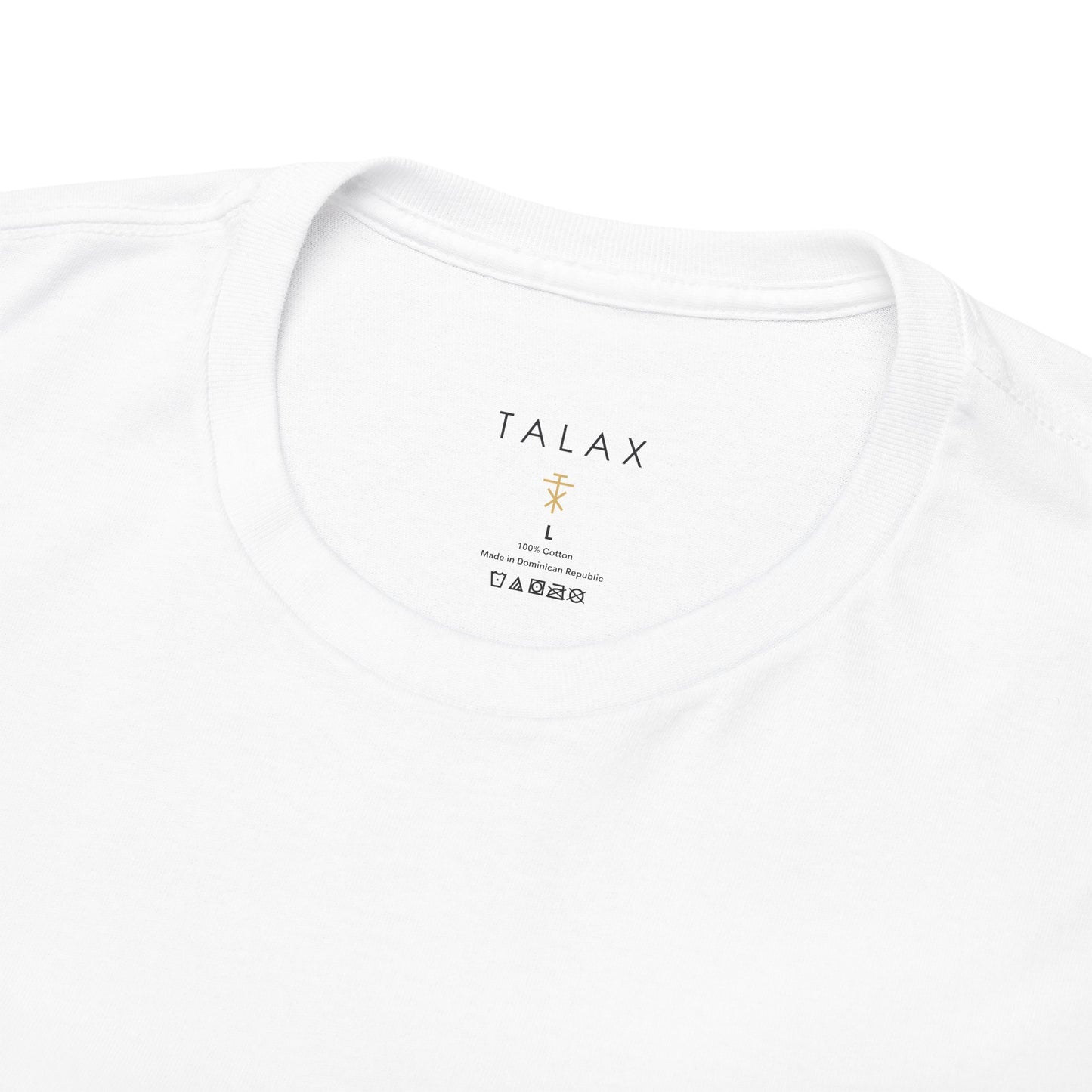 TALAX Emblem Circle Tee – White