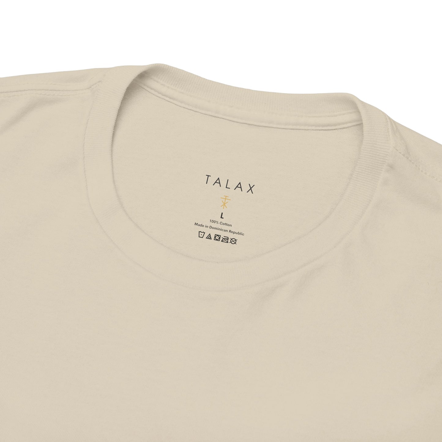 TALAX Emblem Circle Tee – Sand