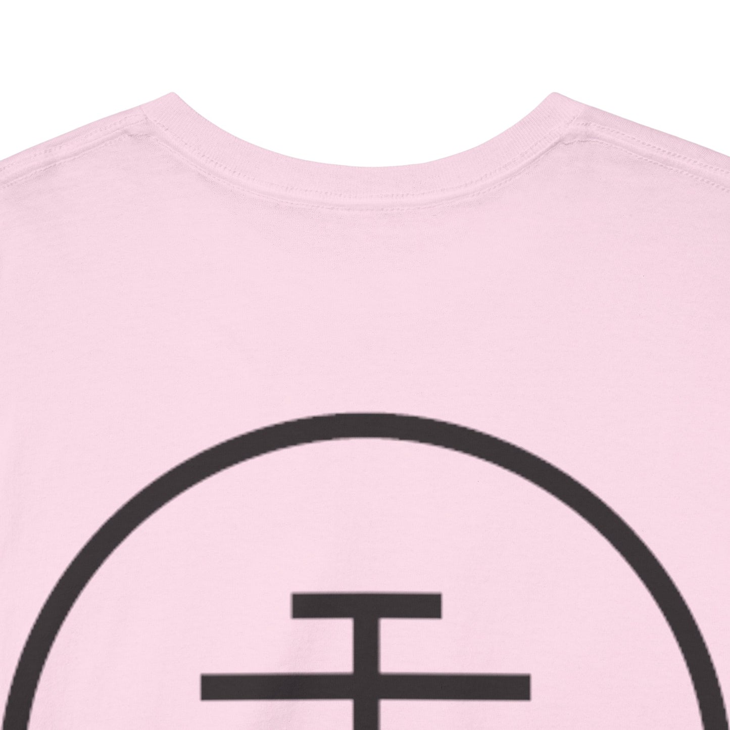 TALAX Emblem Circle Tee – Soft Pink