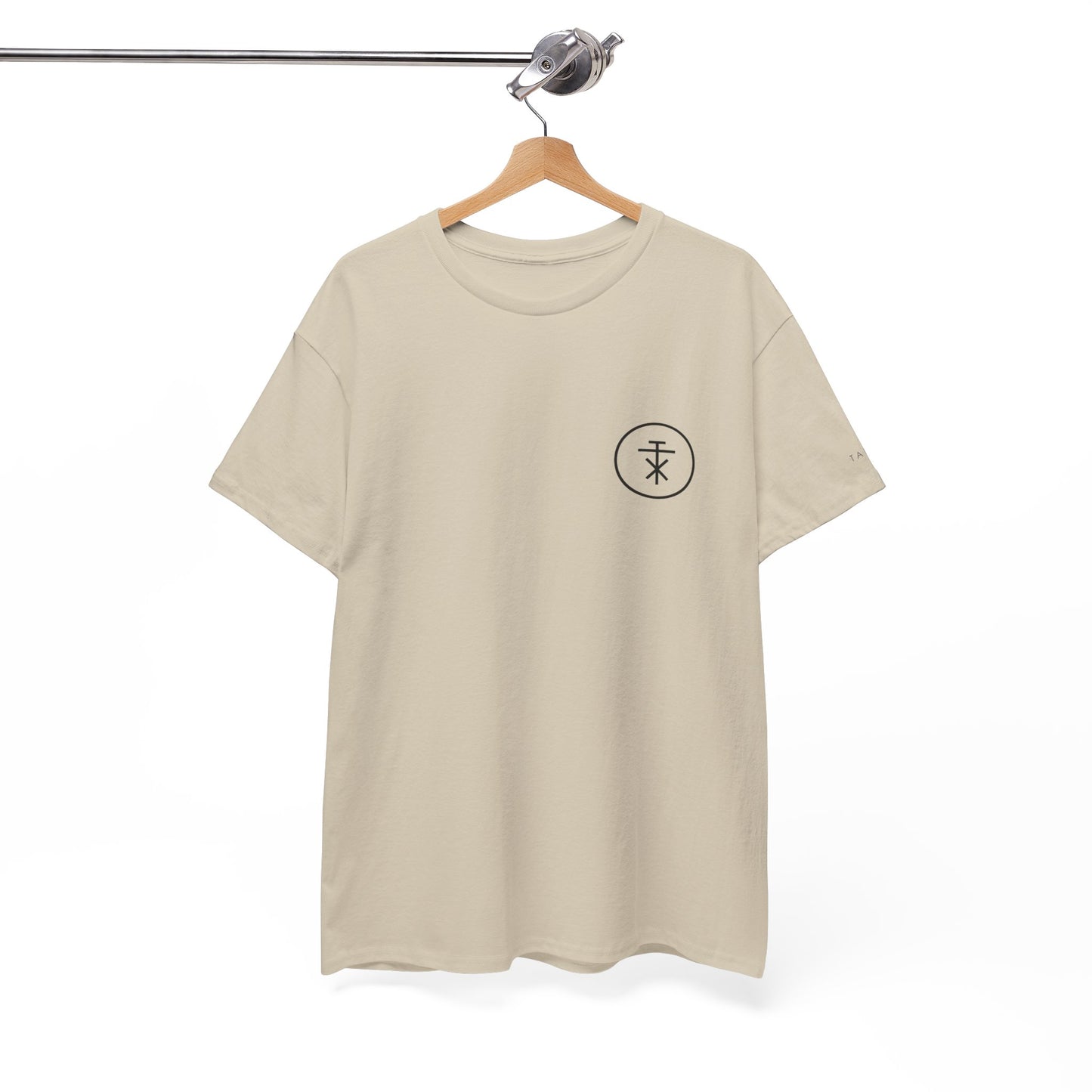 TALAX Emblem Circle Tee – Sand