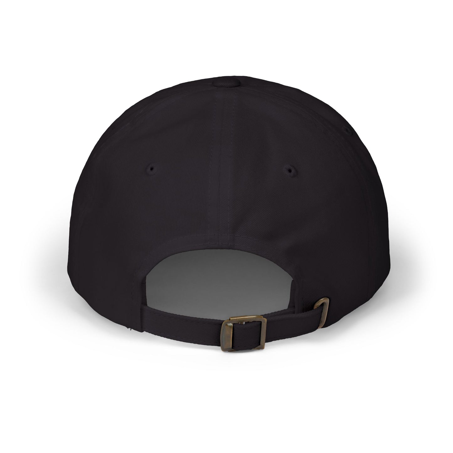 Black Vertical Logo Dad Cap