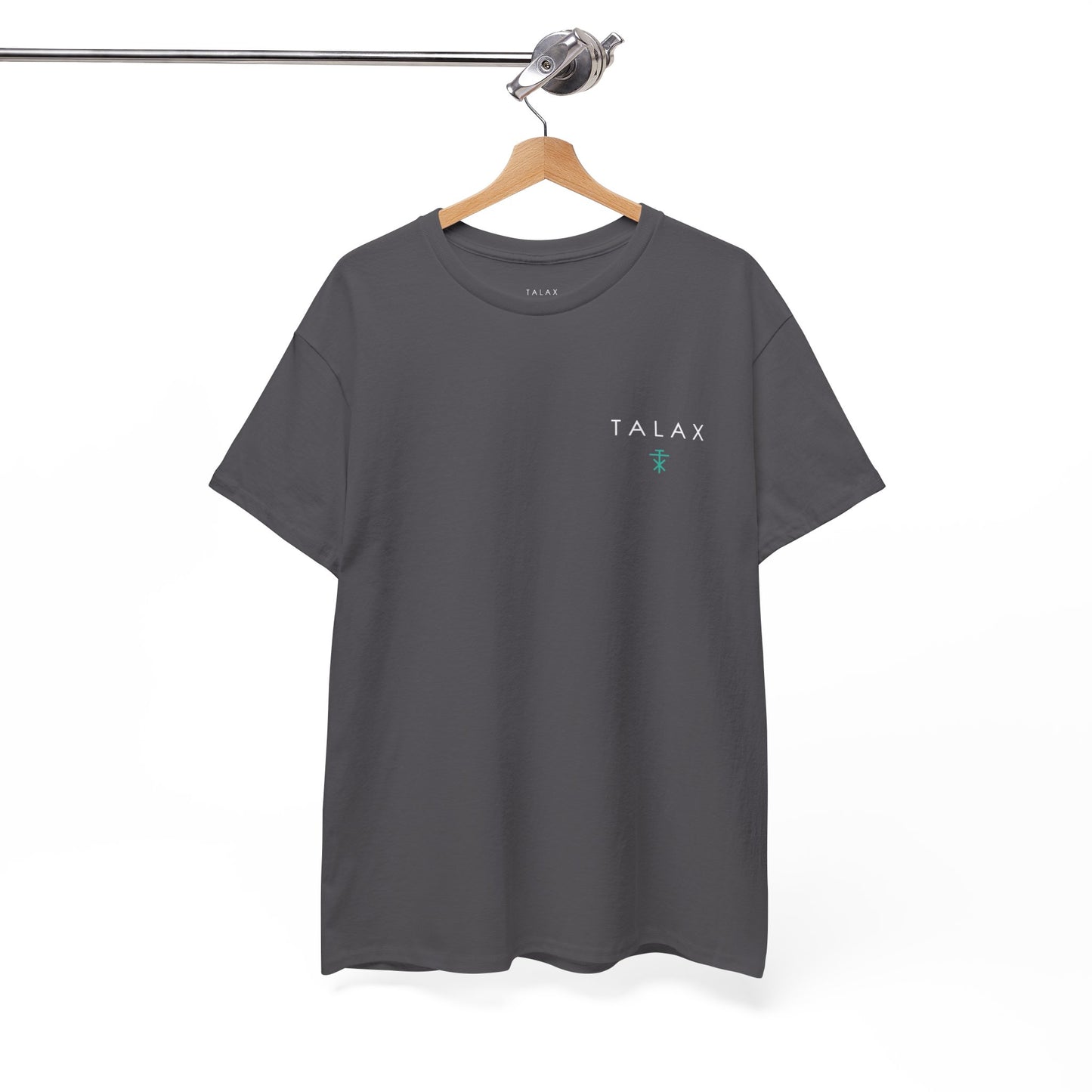 TALAX Emblem Tee – Charcoal